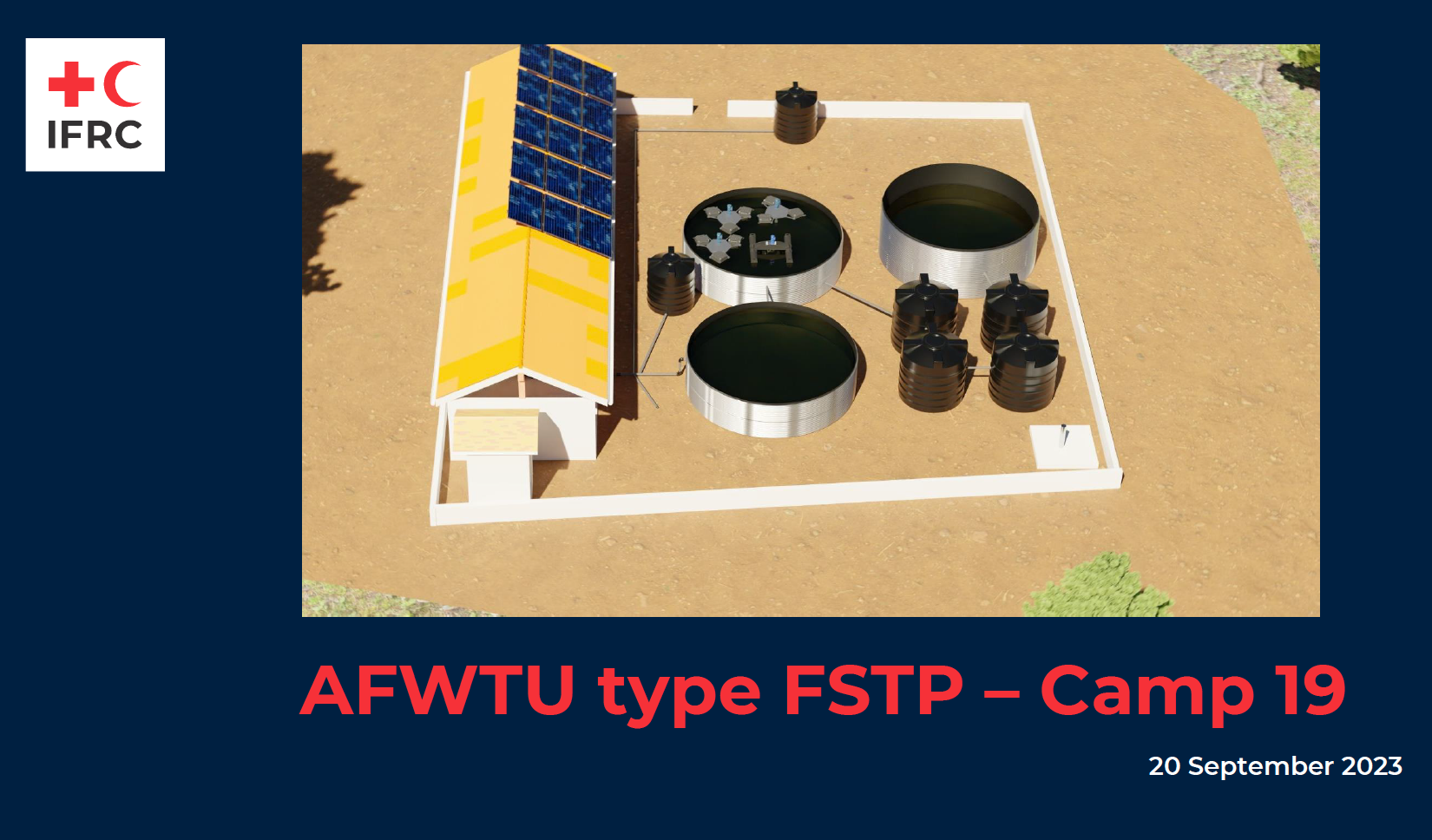 Anaerobic Faecal Waste Treatment Unit (AFWTU), Cox's Bazar (Bangladesh), Camp 19