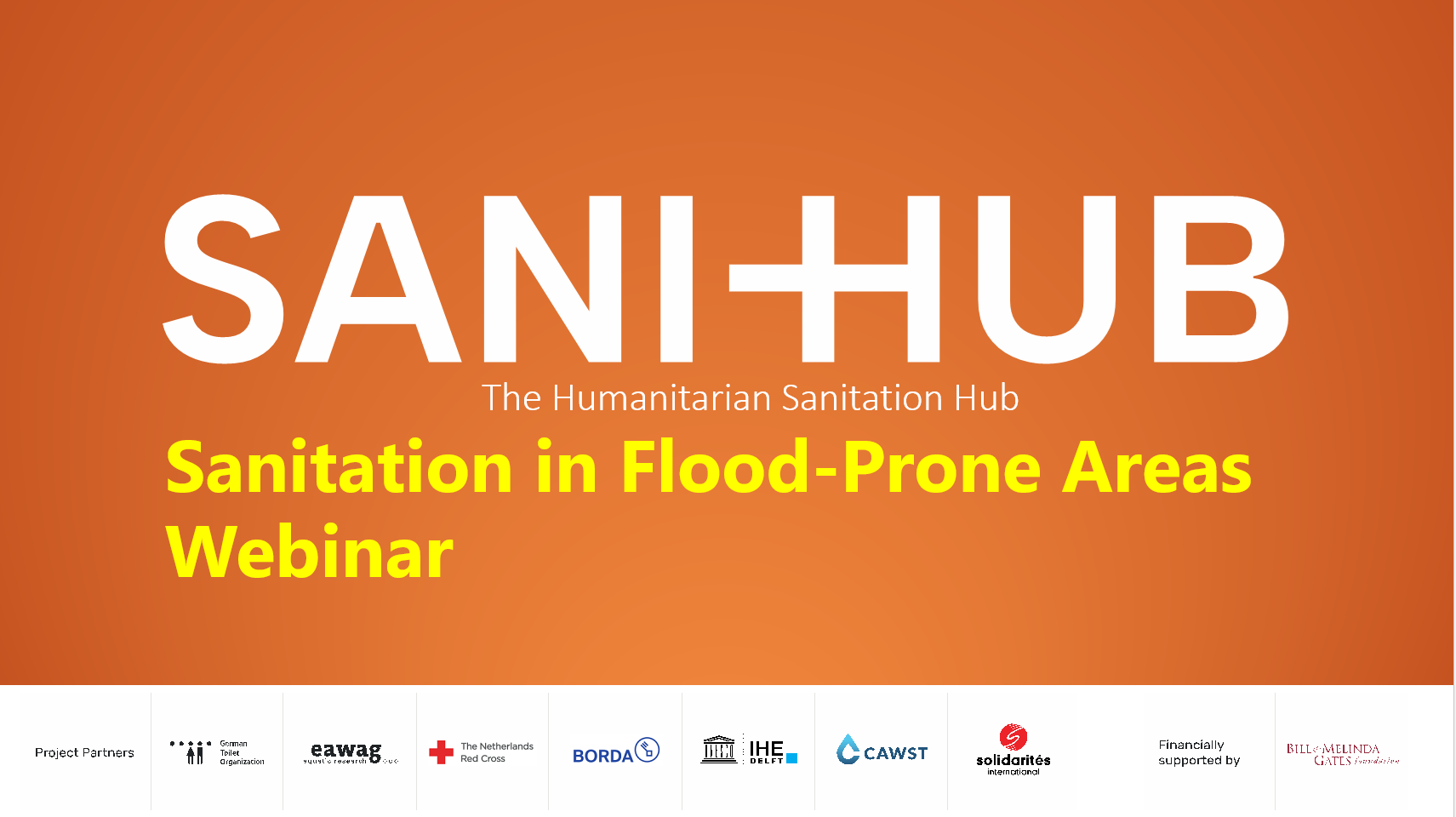 SANIHUB Webinar: Sanitation in Flood-Prone Areas - Lessons from the Field