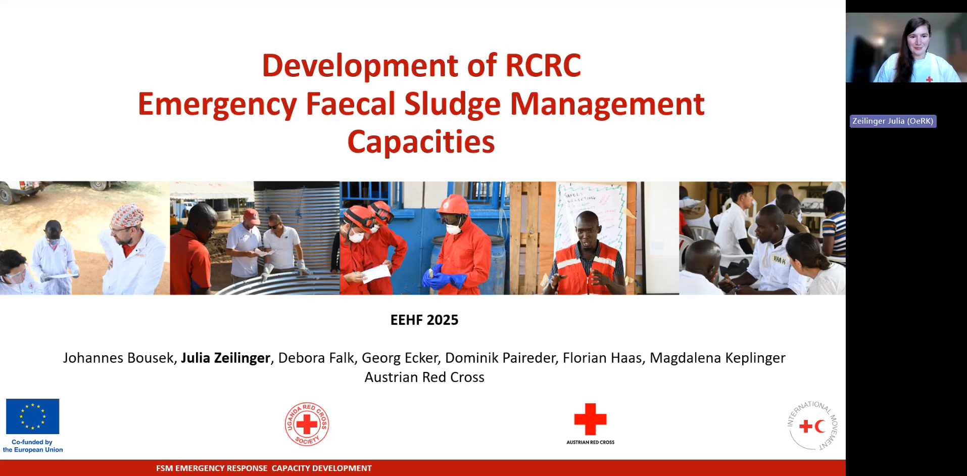 Development of RCRC emergency Faecal Sludge Management capacities