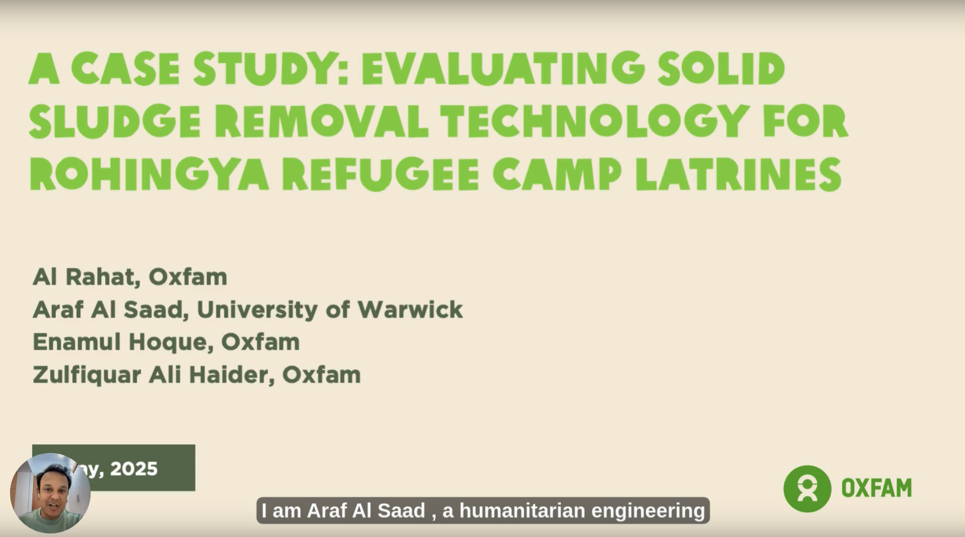 Evaluating Solid Sludge Removal Technology for Rohingya Refugee Camp Latrines: A Case Study